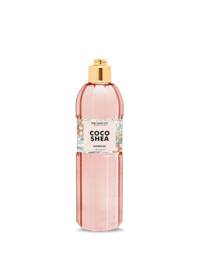 Coco Shea Bath & Shower Gel - Luxury Body Wash For Women & Mens - Shower Gel Women - 100% Vegan - Luxury Beauty - Body Skin Care Products-250Ml