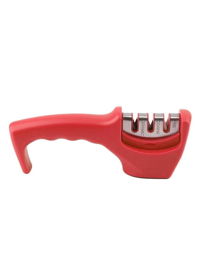 Professional Knife Sharpener Tool Red 6.5x7.5x20.5centimeter