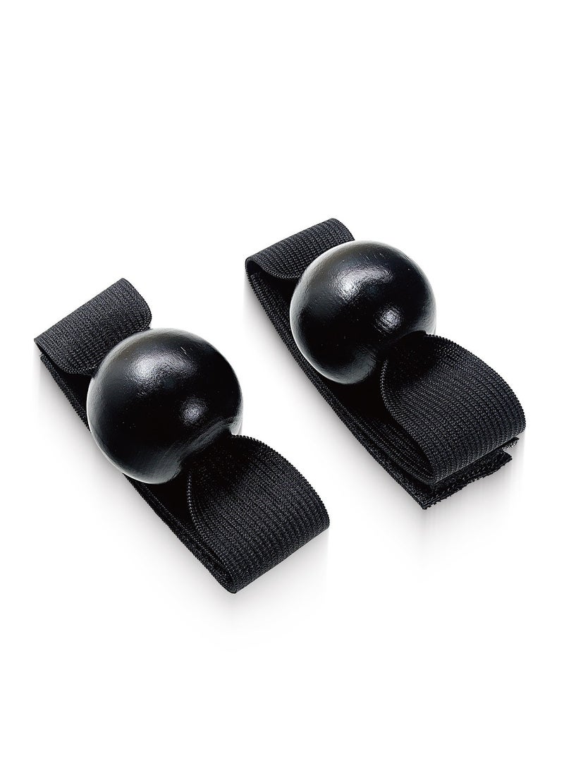 Volleyball Training Passing Aid Strap Pure black one pair