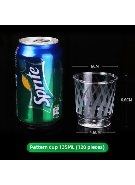 Jin Wuyuan 200ml Disposable Plastic Cups for Home Use 135ml pattern cup 120