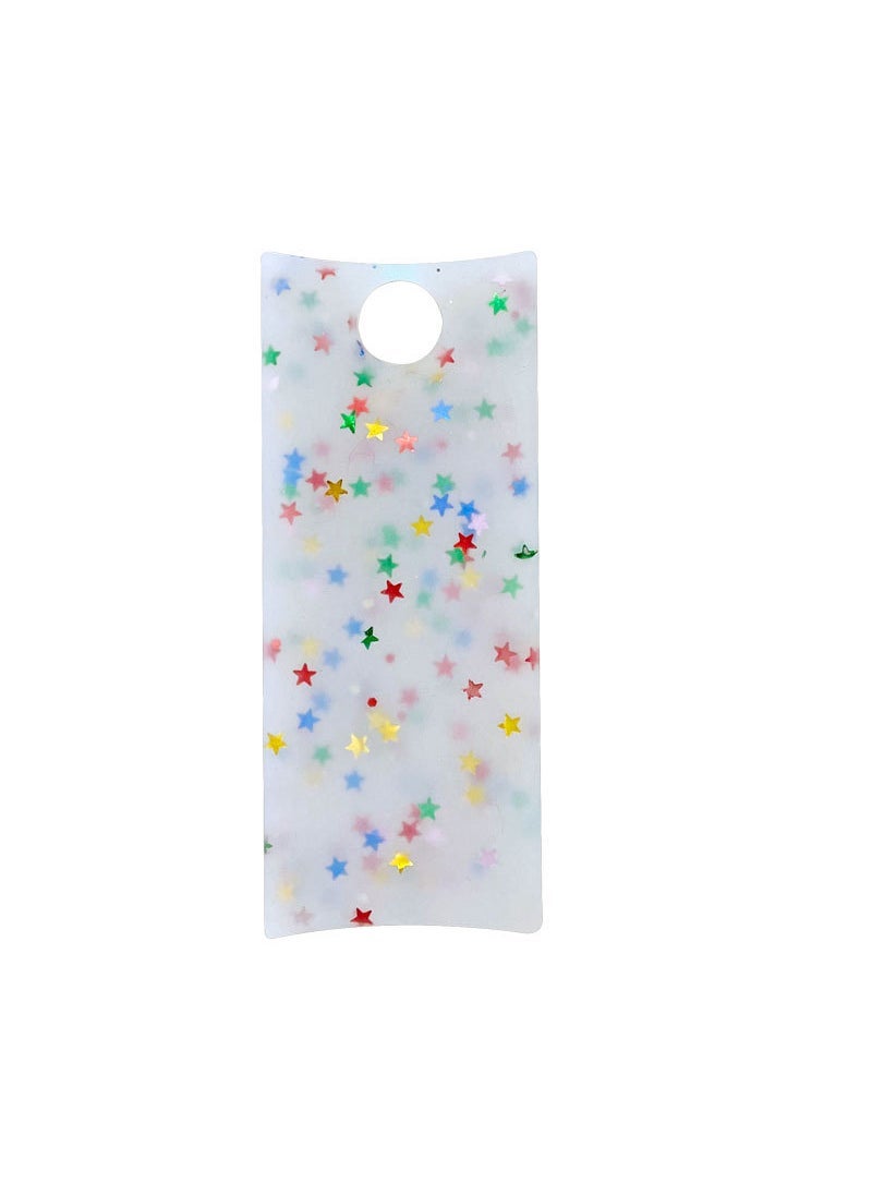 Silicone Straw Holder Tags for 40OZ Cups Star Glitter