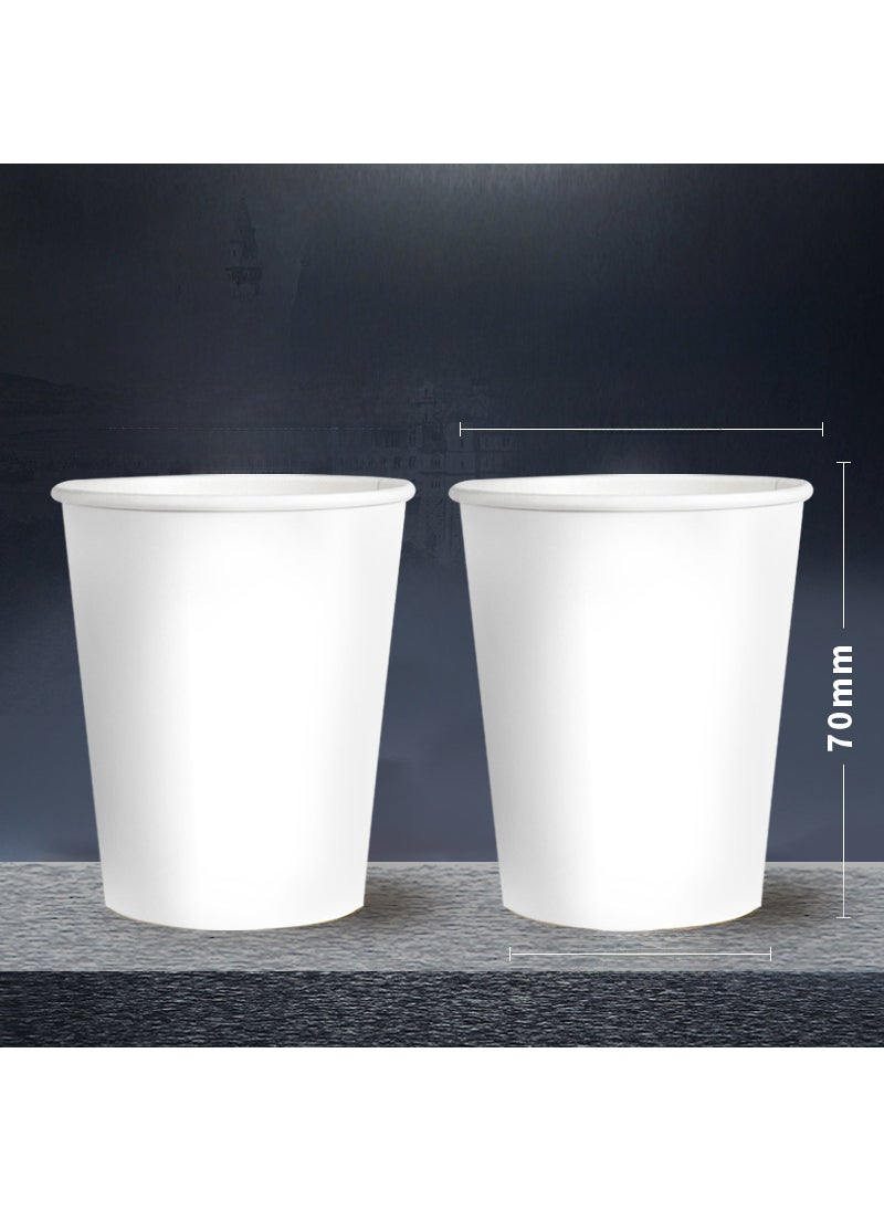 Custom Printed Disposable Paper Cups Pure white paper cup 500 [long simple]]