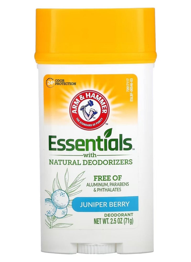 Essentials with Natural Deodorizers Deodorant Juniper Berry 2.5 oz 71 g