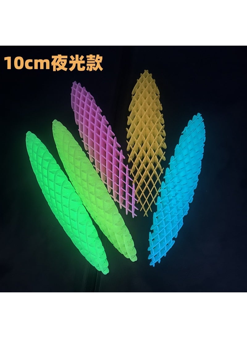 New Stretchable Stress-Relief Mesh Toy 10cm luminous color random (40 grams)