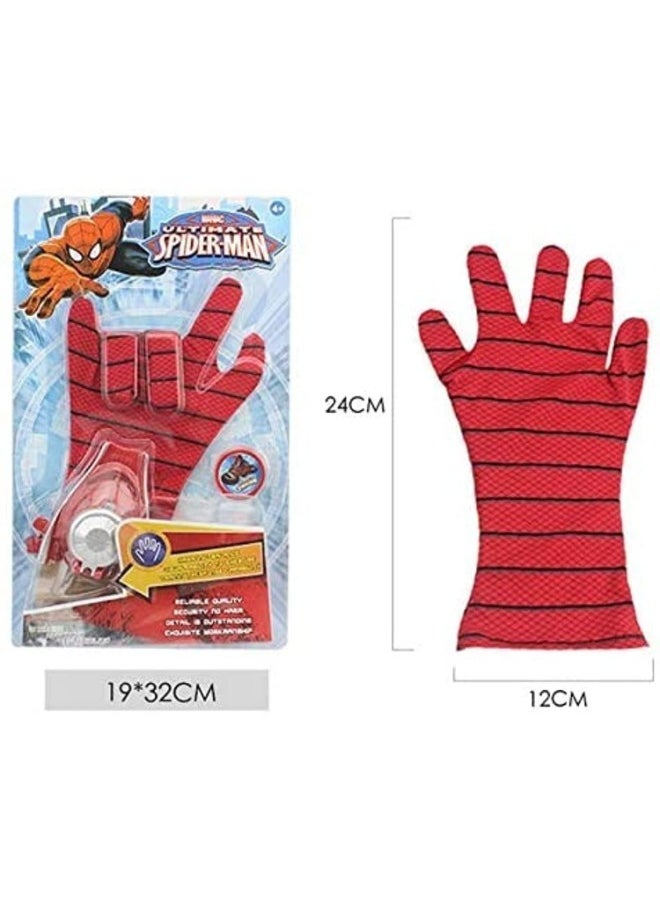 Kids Spiderman Launchers Gloves – Cosplay Toy with Web-Shooting Action for Imaginative Play