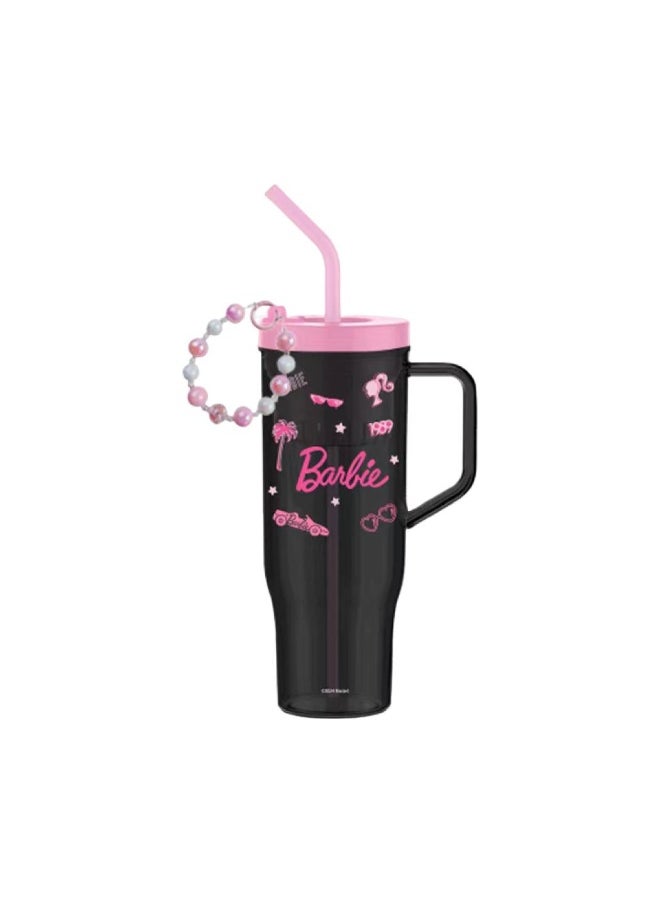 Barbie Collection Plastic Tumbler with Straw 1250mL(B)