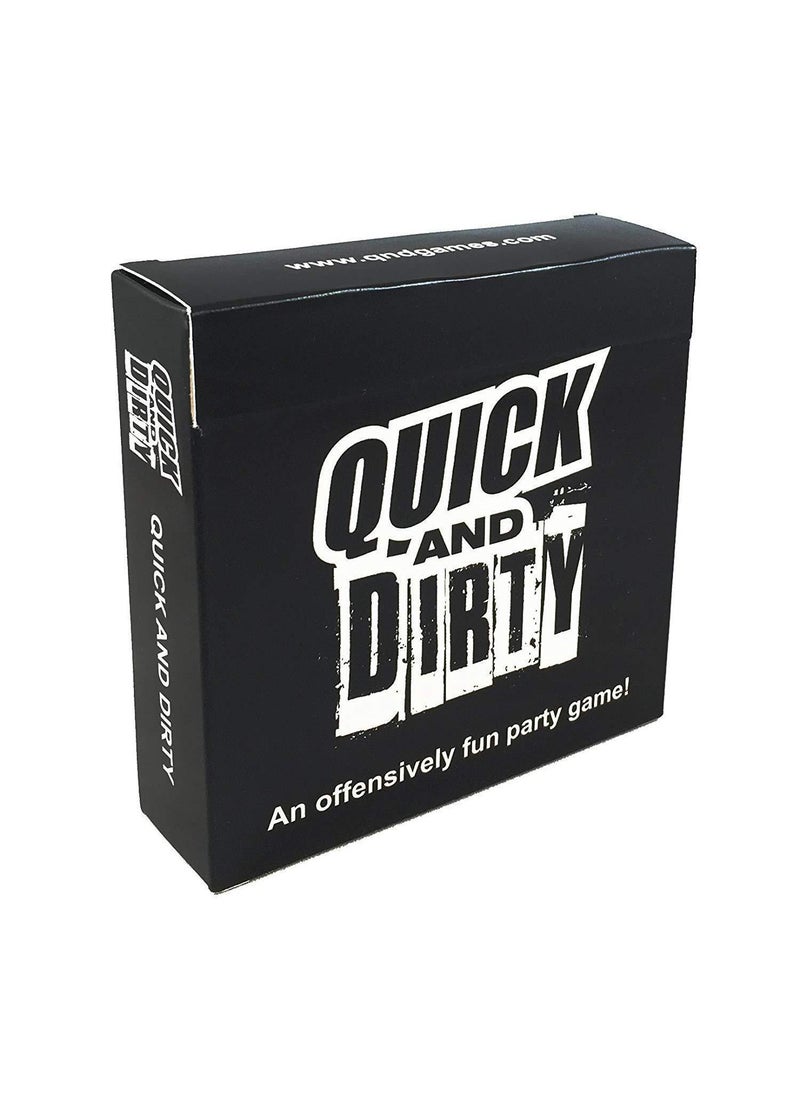 Quick And Dirty A Fun Party Game Birthday Party Game