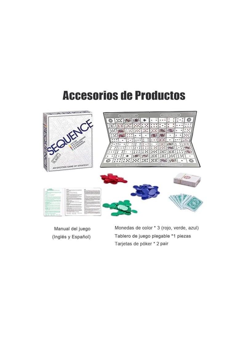 Sequence Playing Board Game