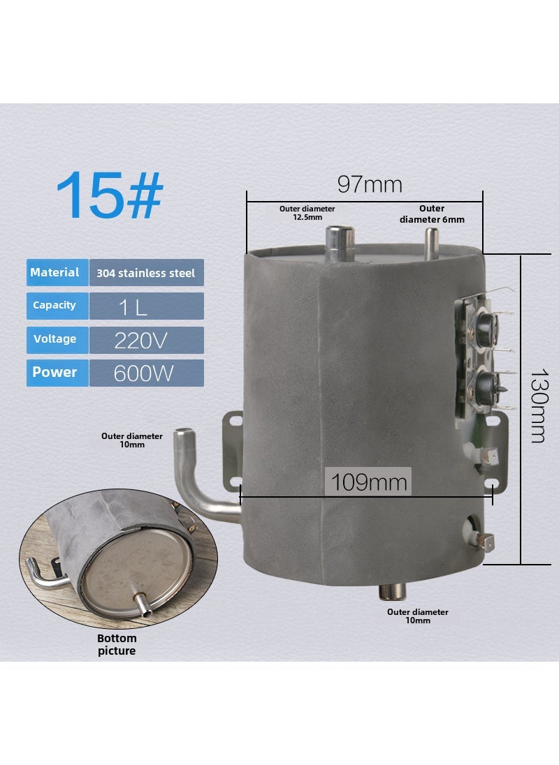 Stainless Steel 304 Water Dispenser Hot and Cold Tank No. 15: 1 litre