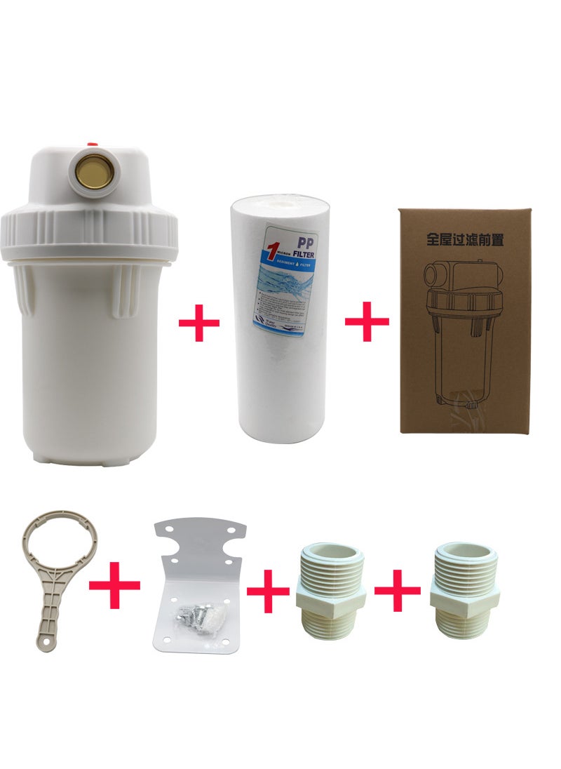 10-Inch Fat Filter Bottle Whole House Pre-Filter Single-stage big fat front set (with raw material)