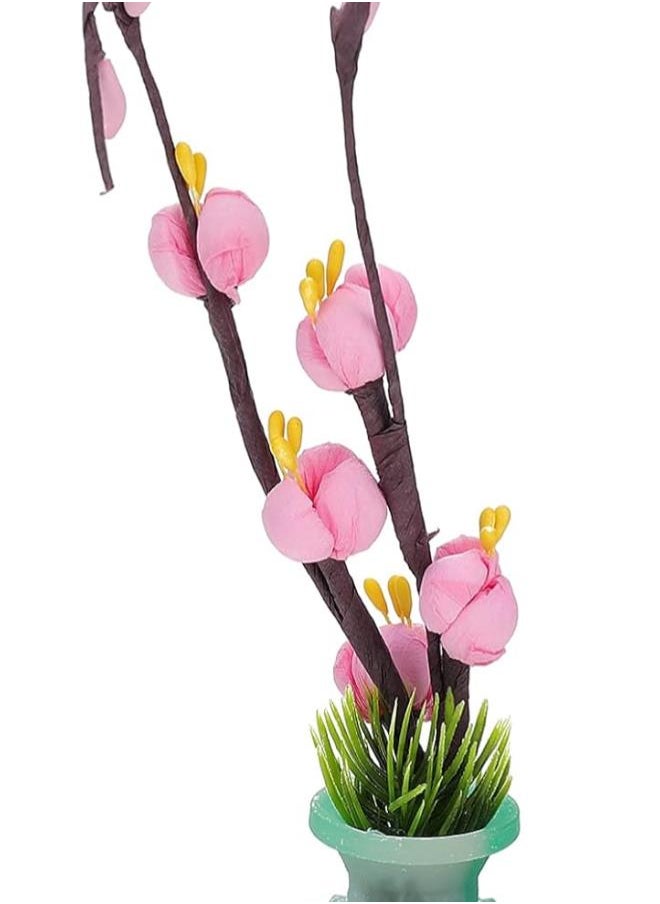 Micro Landscape Flowers Sushi Restaurant Flower Desktop Ornament Japanese New Year Japanese Party Decoration Pink Artificial Plant Decorations