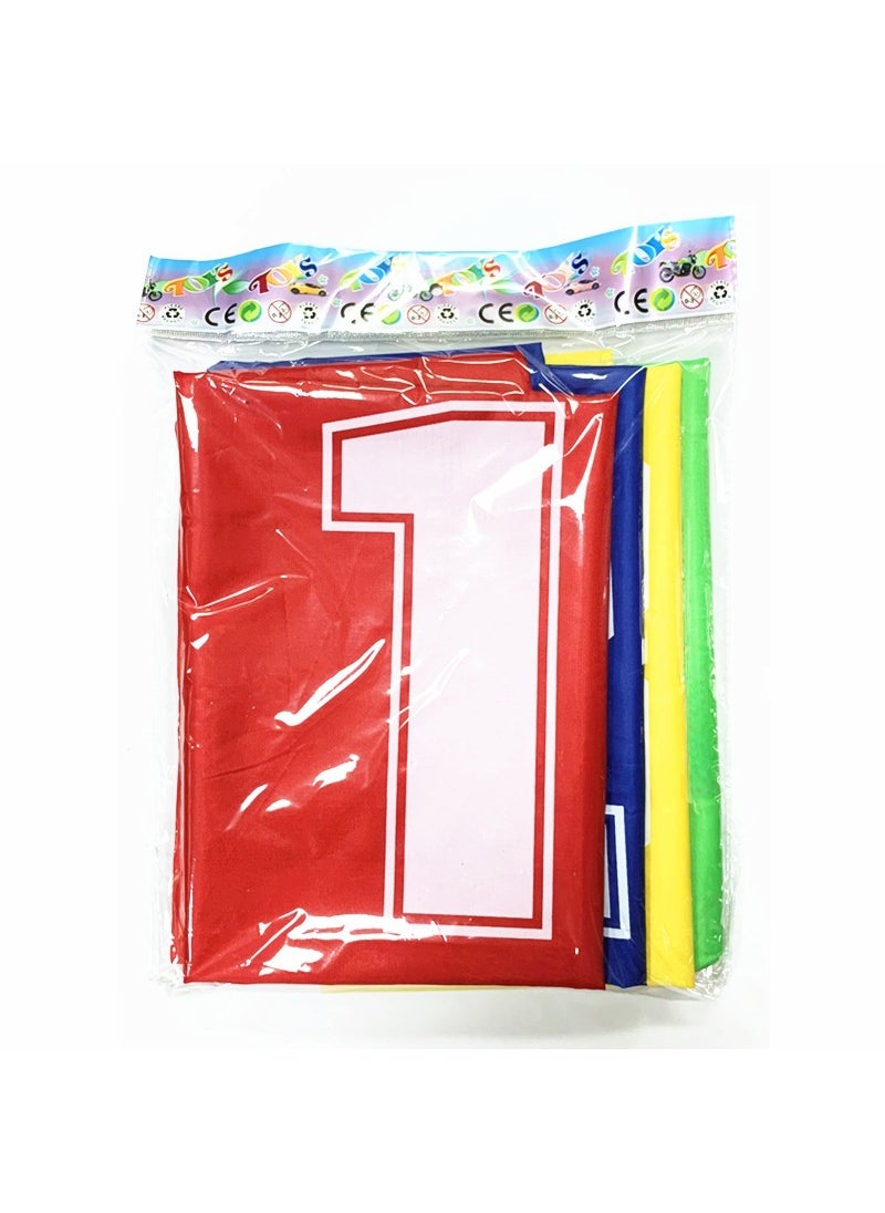 1 x 5 pcs Kids Canvas Kangaroo Hopper Bag Early Education A set of jump bags