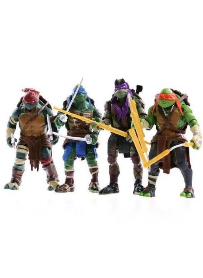 4-Piece Teenage Mutant Ninja Turtles Toy Set