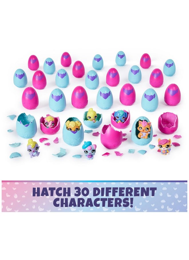 Alive Colleggtibles 30 Egg Mystery Value Pack - Mini Figures Ultimate Cracking Set: Who Will You Hatch? - 30 Unique Figures, Party Favors, Stocking Stuffers Pack (Age 3+)