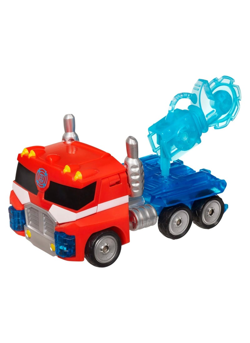 Transformers Rescue Bots Energize Optimus Prime, 7-Inch Action Figure, Kids Converting Robot Toy