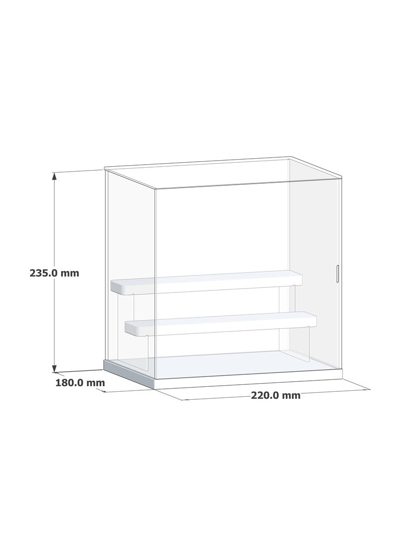 Acrylic High-Capacity Blind Box Display Shelf [Imrush: Three Layers -12 Blind Boxes] Frameless Panoramic Display Box