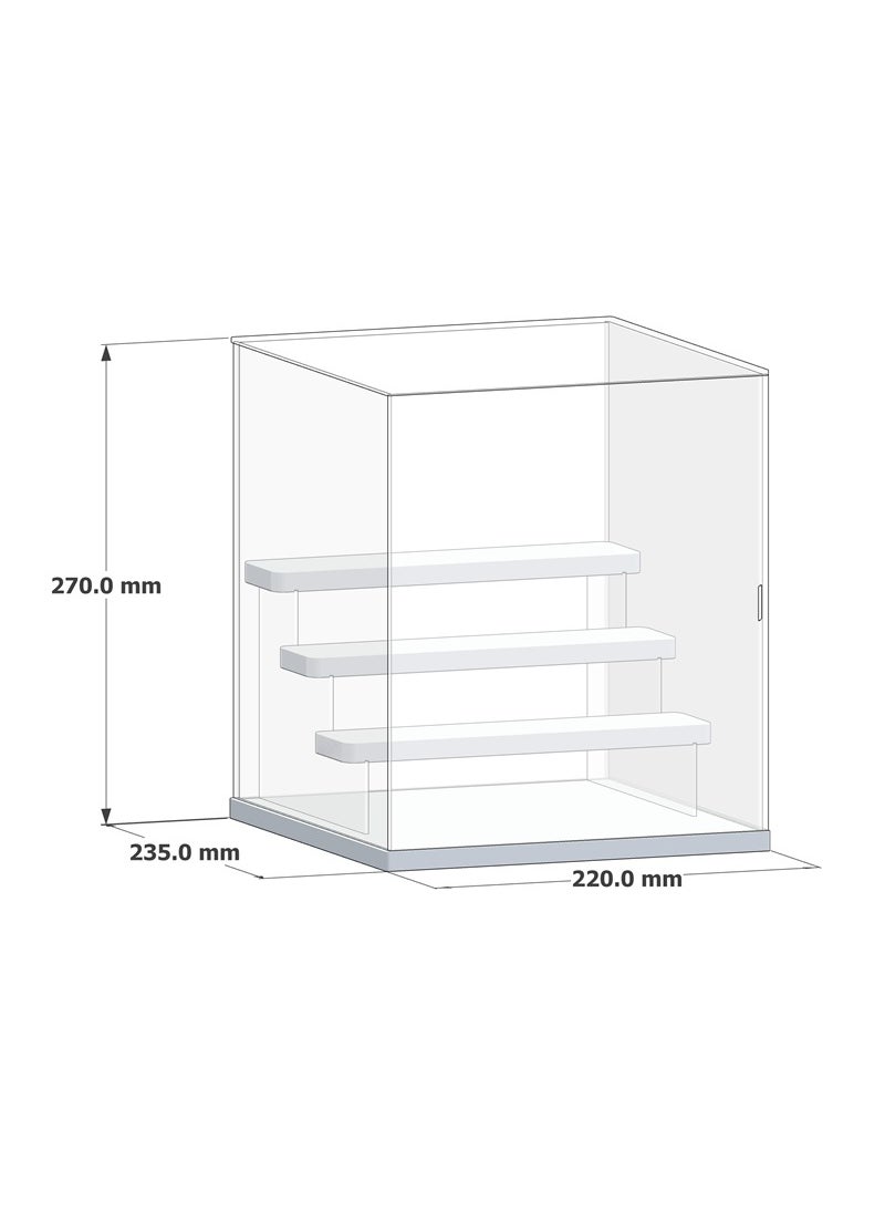 Acrylic High-Capacity Blind Box Display Shelf [Imrush: Four Layers -16 Blind Boxes] Frameless Panoramic Display Box