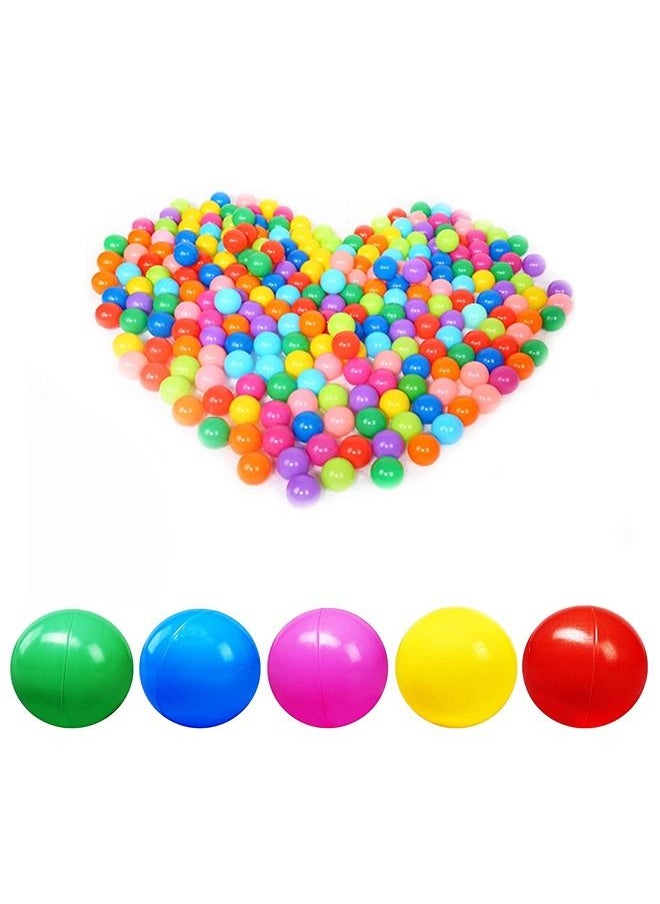 500pcs Kids Baby Indoor Pool Toy Ball Pit Plastic Ocean Balls