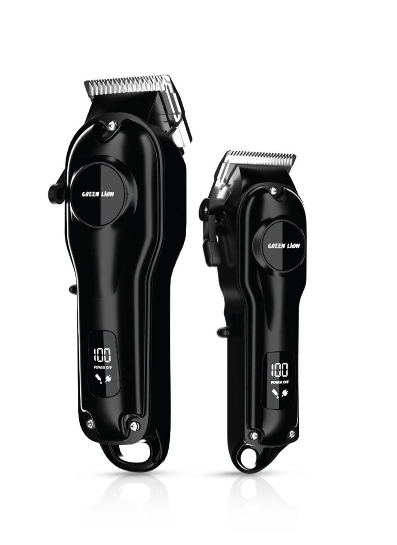 ProClip Duo 7 in 1 Hair Trimmer, Ergonomic Low Noise Design, Include Hair Comb, Hairdressing Cloth, Hairdressing Scissors, Carrying Case - Black