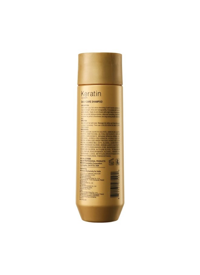 Keratin Daily Care Shampoo 250 Ml Gold Edition