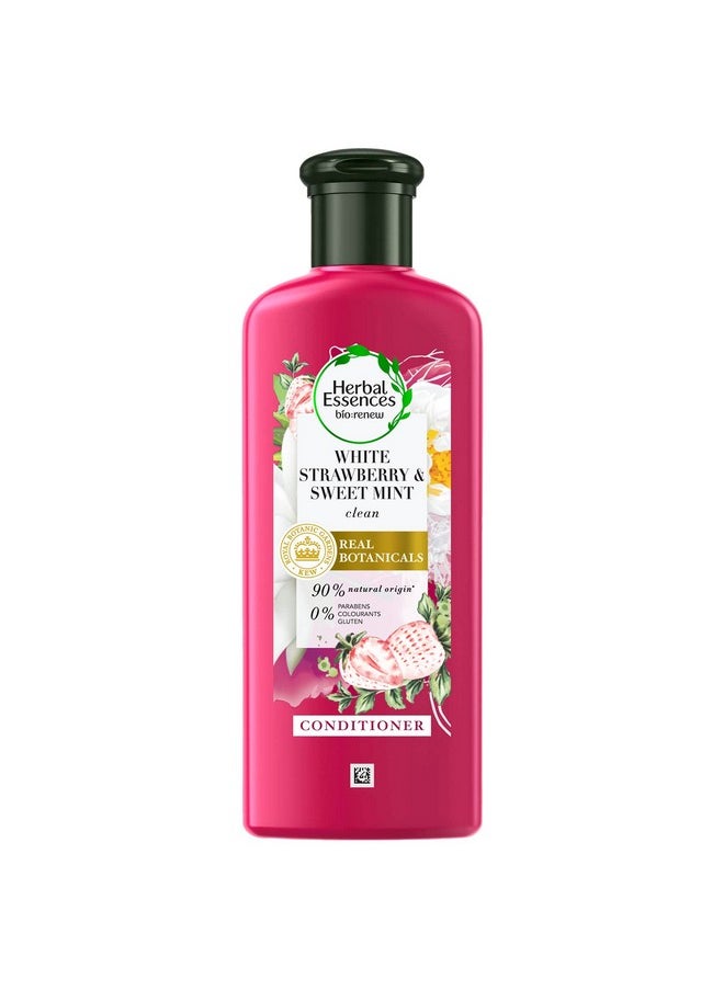 White Strawberry & Sweet Mint Conditioner- For Cleansing And Volume - No Paraben, No Colorants, 240 Ml