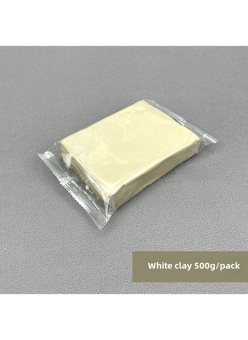 1 x 5 pcs 500g Clay for Kids DIY Pottery White clay 500 g/bag