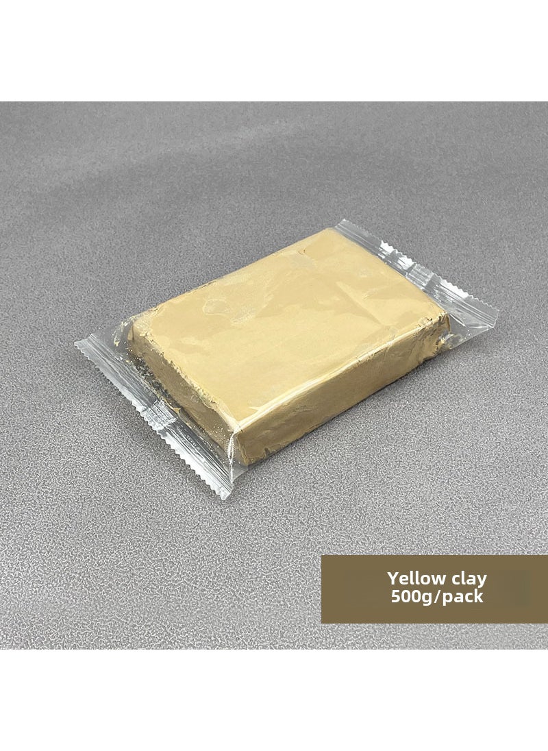 1 x 5 pcs 500g Clay for Kids DIY Pottery Yellow mud 500 g/bag