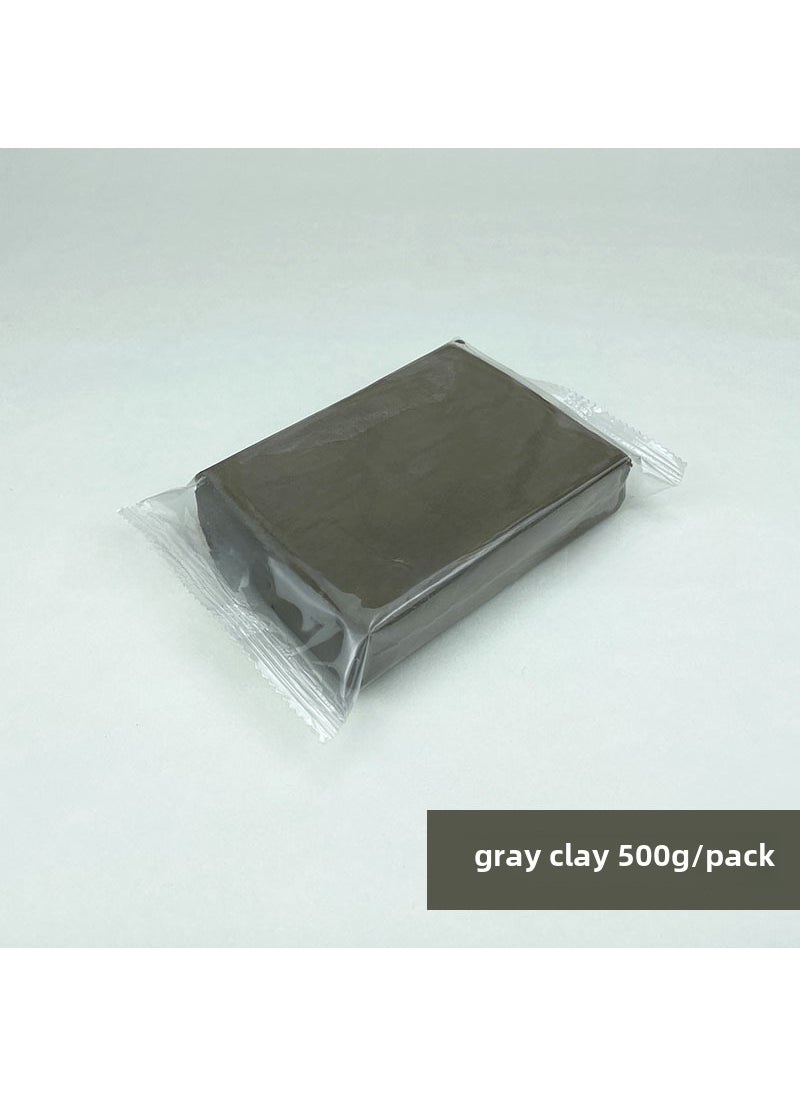 1 x 5 pcs 500g Clay for Kids DIY Pottery Grey clay 500 g/bag