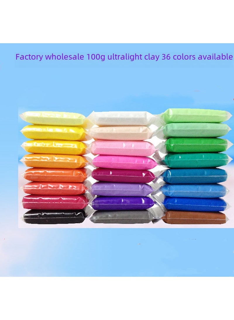 Lightweight Clay 100g Kids 24/36 Colors Dough Gray