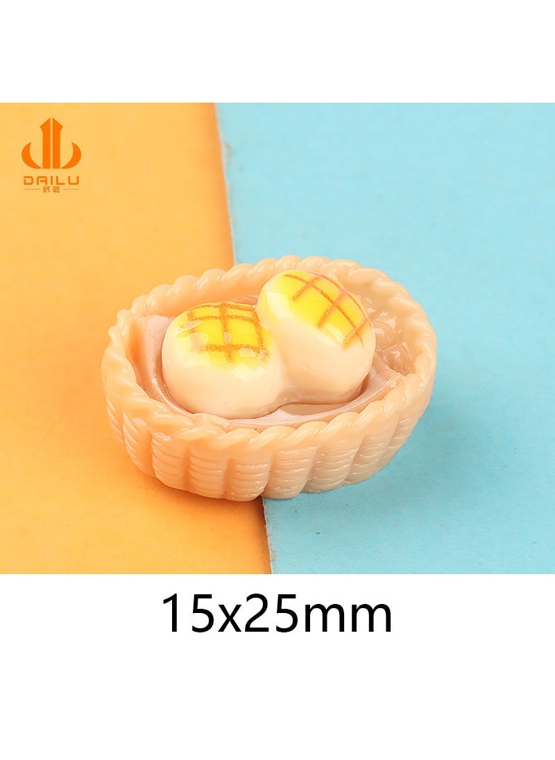 Miniature Food Play DIY Resin Accessories Egg yolk bag