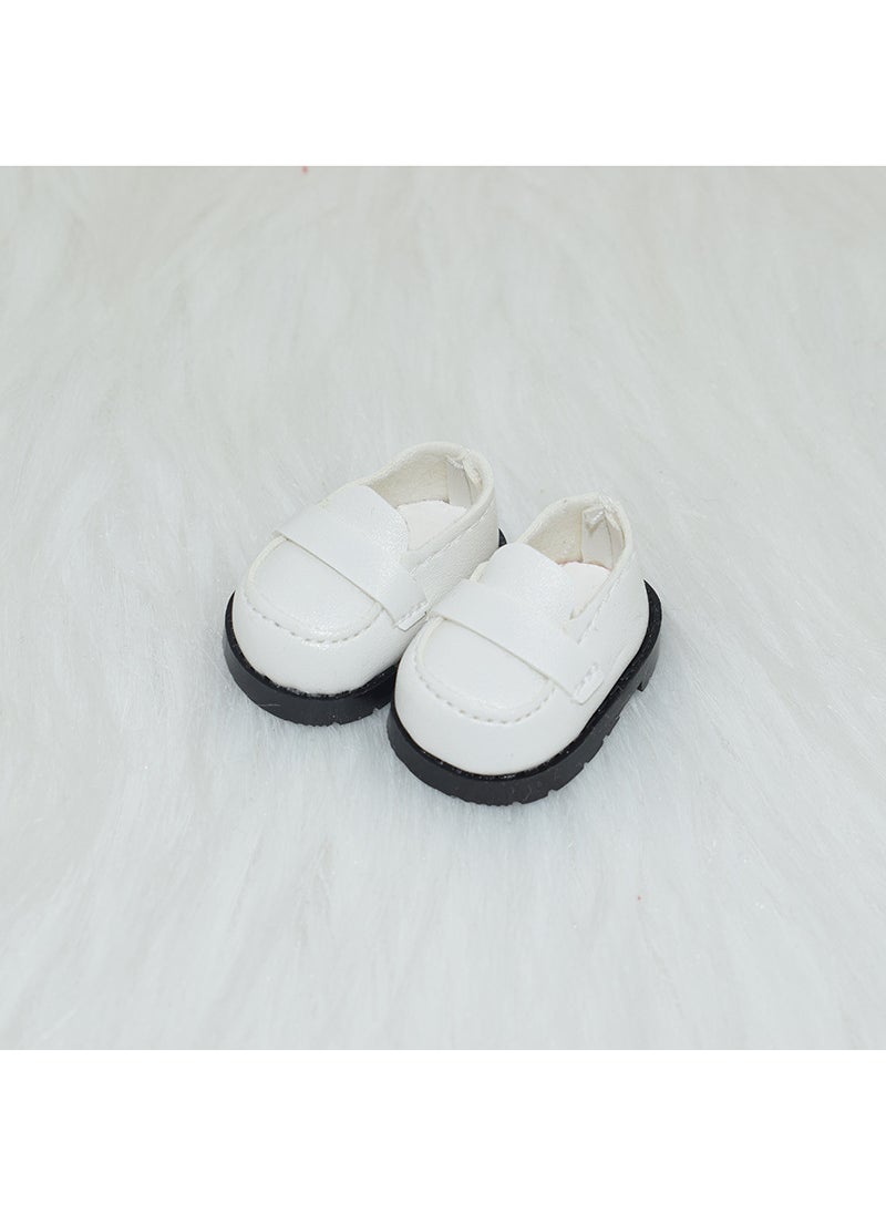 1 x 5 pcs 10cm Cotton Doll Shoes 3.8cm Dress-Up Toy Accessories