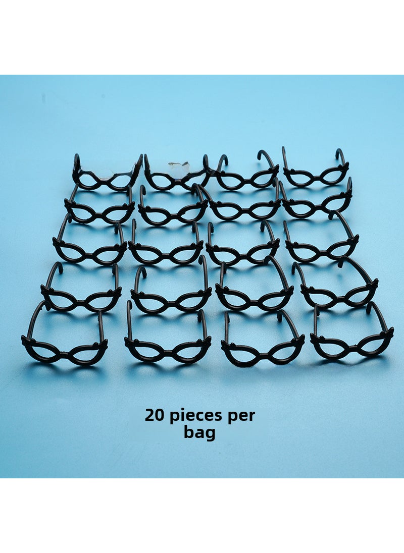 1 x 5 pcs 30CM Fashion Doll Accessories Set 907 glasses (a bag of 20)