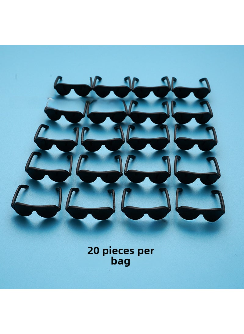 1 x 5 pcs 30CM Fashion Doll Accessories Set 910 glasses (a bag of 20)