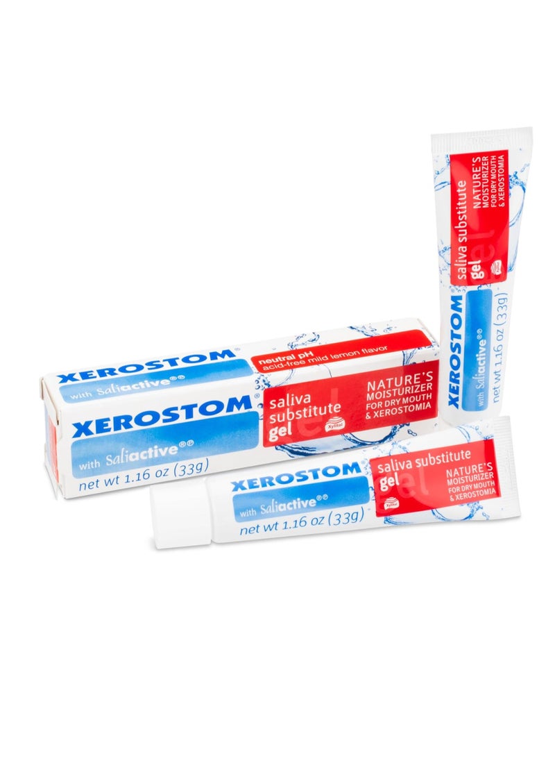 Xerostom Dry Mouth Saliva Substitute Gel (2/Pack)