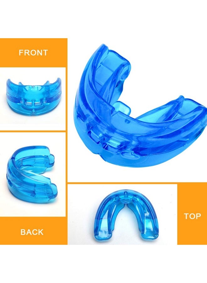 Double Braces Mouth Guard, Mouth Guard Sports, Athletic Mouth Guards, Youth Mouthguard For Upper And Lower Teeth Protection, No Boiling Required For Youth, Teenager