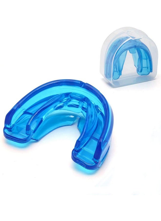 Double Braces Mouth Guard, Mouth Guard Sports, Athletic Mouth Guards, Youth Mouthguard For Upper And Lower Teeth Protection, No Boiling Required For Youth, Teenager