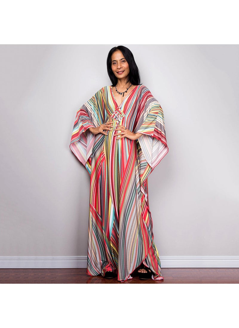 New Boho Beach Maxi Dress Bikini Cover-Up Color bar (ZS1743)