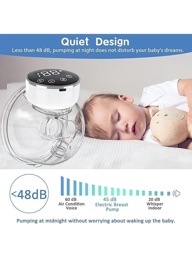 Electric Breast Pump With 3 Modes And 9 Levels, LCD Display, Massage Mode