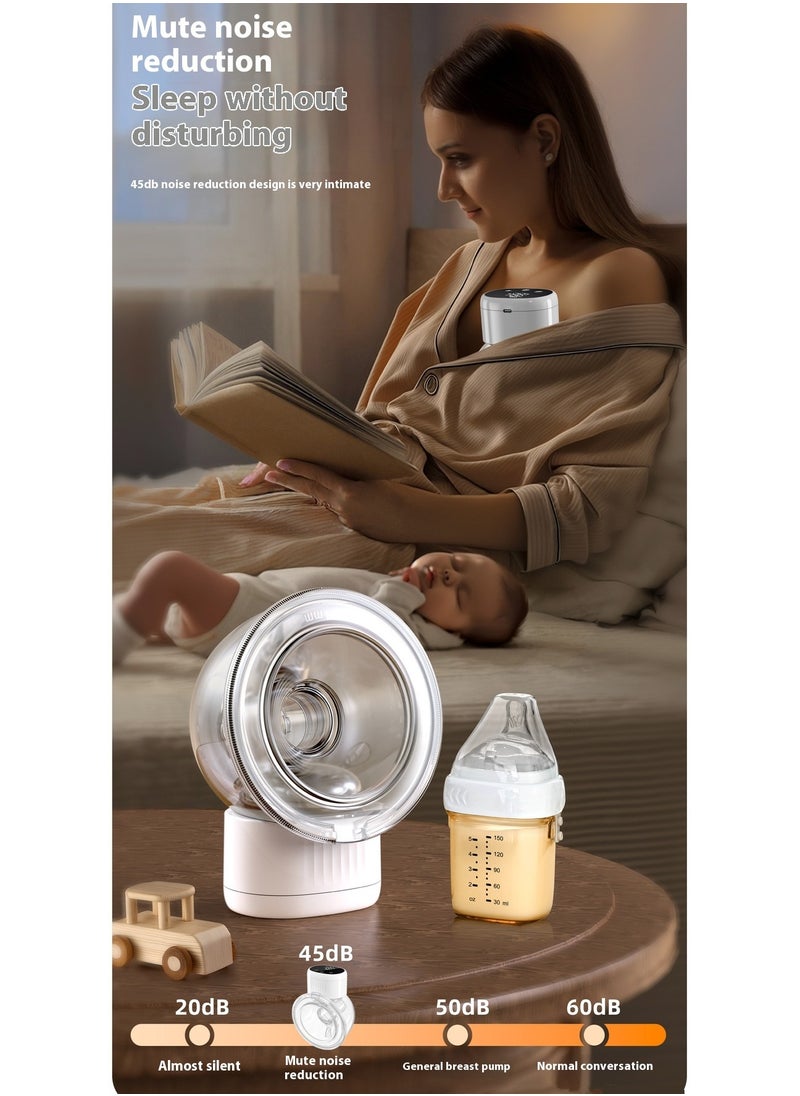 Portable hands-free electric breast pump.With 4 Modes, 12 Levels.Silent electric breast pump.