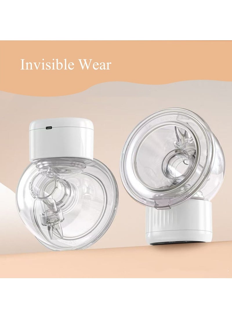 Portable hands-free electric breast pump.With 4 Modes, 12 Levels.Silent electric breast pump.