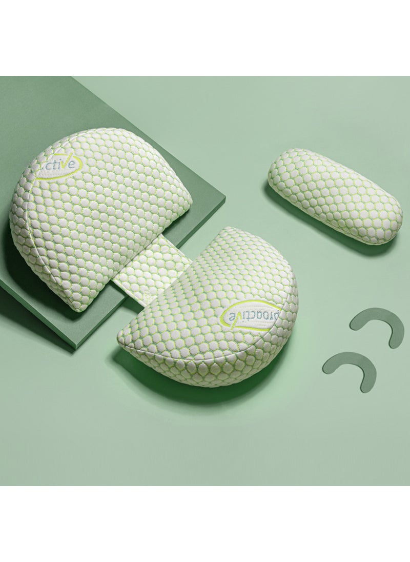 Maternity Pillow U-Shaped Support Summer Probiotic Ogaa Green + Silkworm Pillow