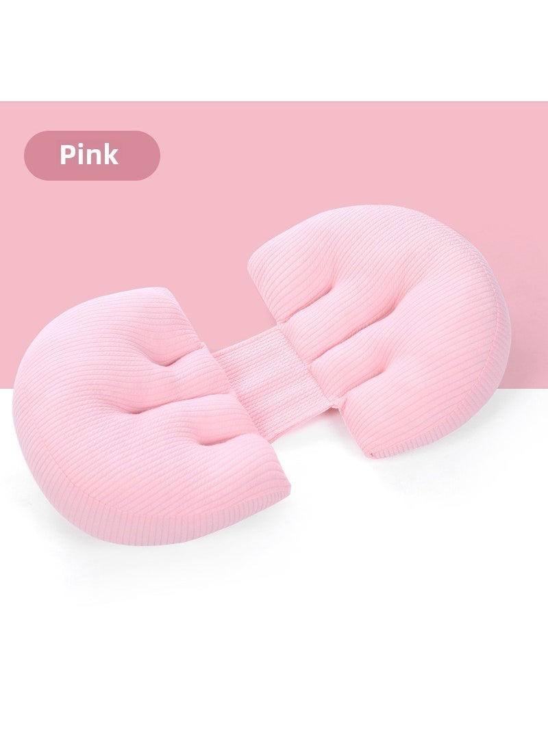 New Maternity Pillow Multi-Function U-Shaped Pink