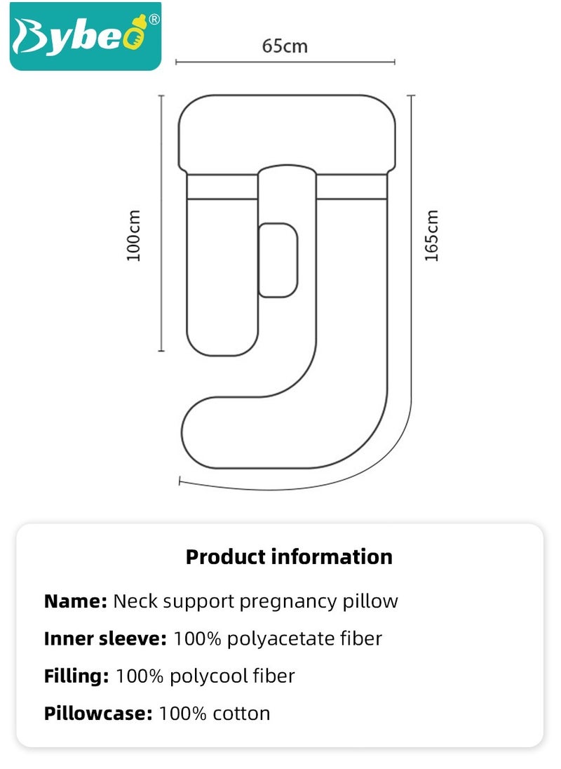 Pregnancy Pillow, Full Body G Shaped Pillows for Maternity Sleeping Support, a Must Have for Pregnant Women, Back Hips Legs Belly Supporting, with Removable and Washable Cover