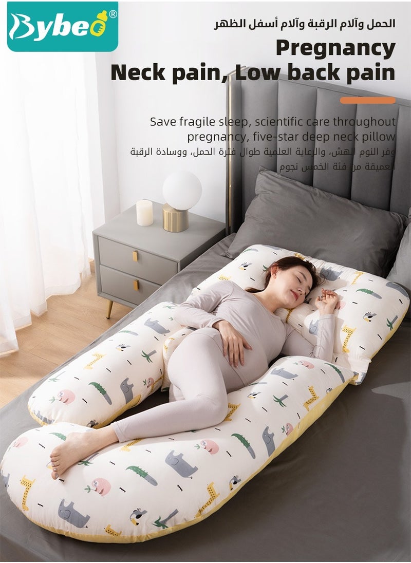 Pregnancy Pillow, Full Body G Shaped Pillows for Maternity Sleeping Support, a Must Have for Pregnant Women, Back Hips Legs Belly Supporting, with Removable and Washable Cover