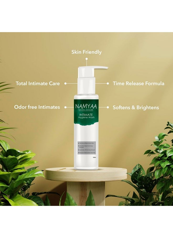 Sensitive Intimate Hygiene Wash With Green Tea | Relieves Itching, Burning & Redness | Eliminates Odors | Ph Balanced | 100Ml