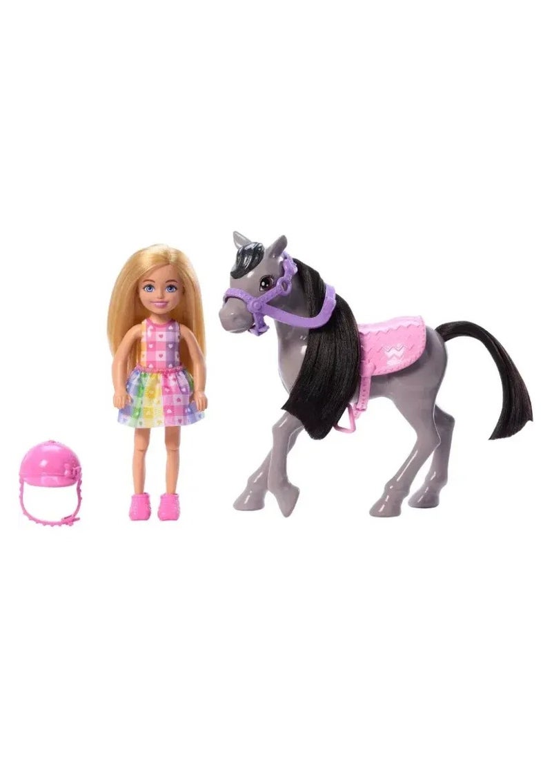 Barbie Club Chelsea & Pony- Blonde