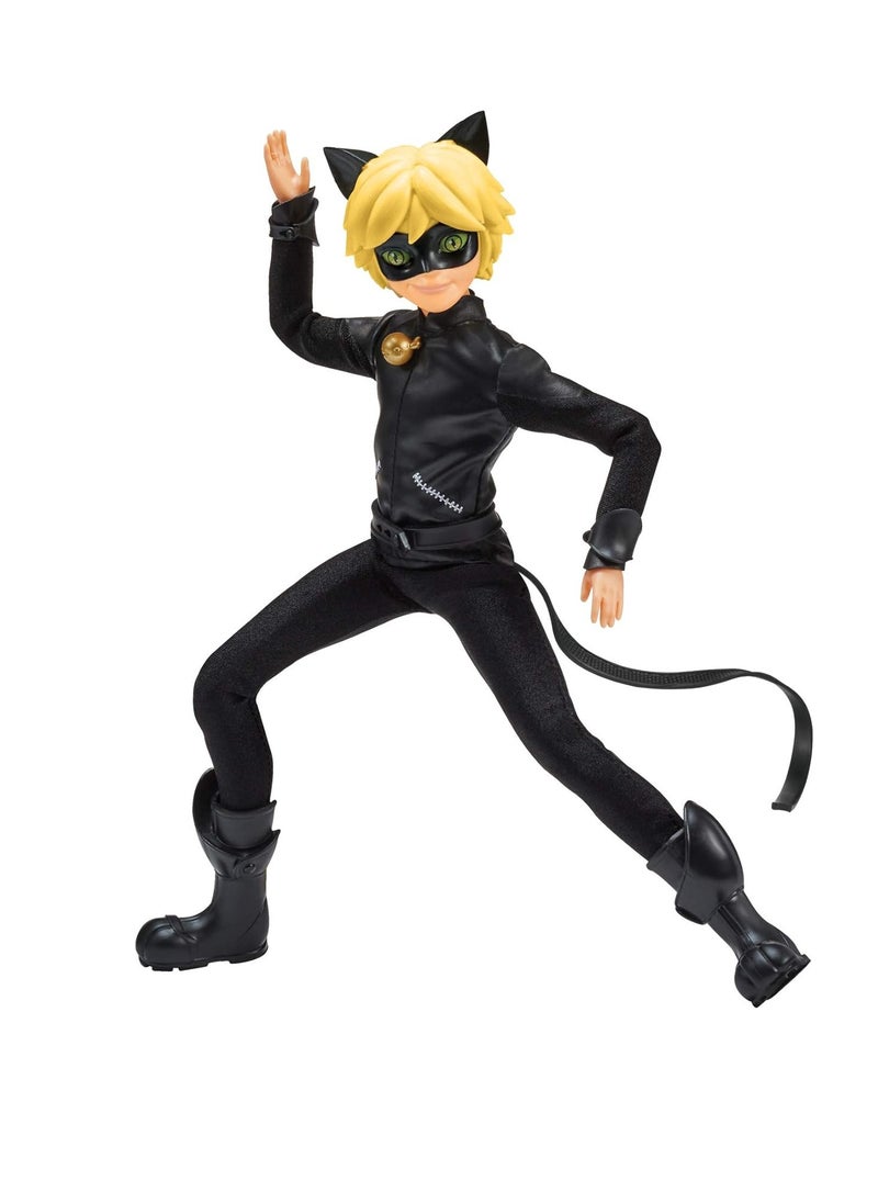 Miraculous Heroez Fshn Doll - Cat Noir Black, 11 Inches, 50002