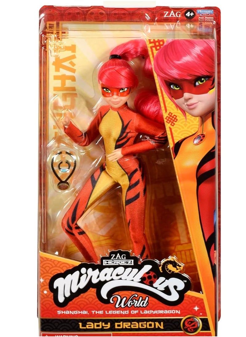 Miraculous Lady Dragon Shanghai Heroez Fashion Doll, 10.5-Inch Size