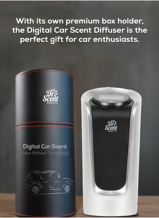 Dr Scent Breeze of Joy Digital Car Diffuser (Black) - Breathe New Life into Your Cars & Surroundings | The Perfect Diffuser Companion which Elevate Your Senses & Your Space | Support Bluetooth, App, Wi-Fi, Alexa & Google Home