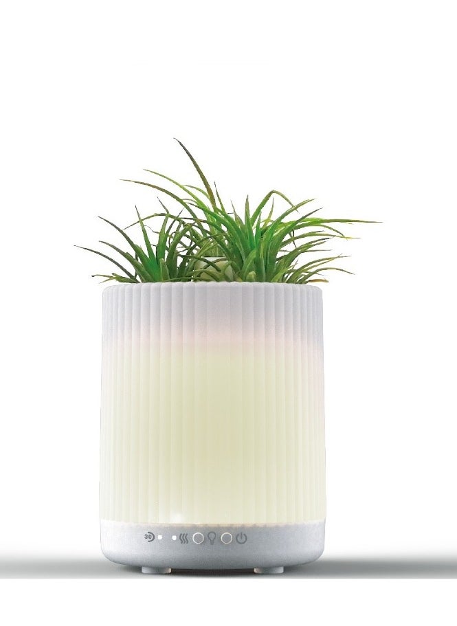 Small Potted Plant Incense Burner USB Night Light Humidifier